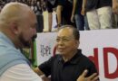 Momen De Gadjah Berjumpa  Koster Di Gor Ngurah Rai