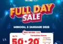Tahun Gres Cari Yg Baru! Besok Serbu Transmart Full Day Sale Potongan Harga 50% + 20%